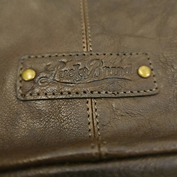 Lucky Brand - Leather Bag Tote or Crossbody - Picture 3 of 7